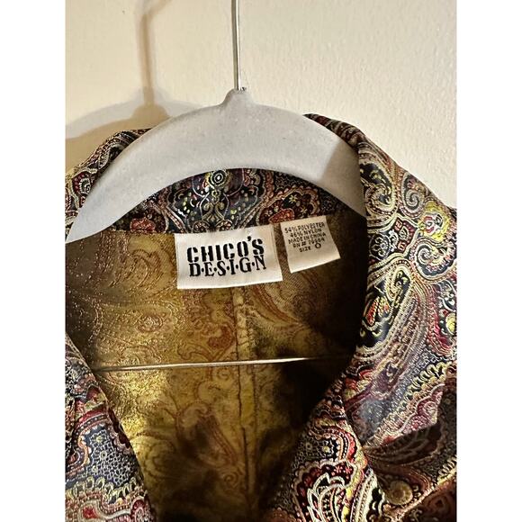 Chicos Vintage Brocade Blazer - Picture 6 of 6